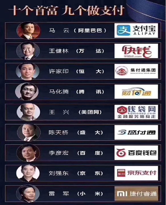 为什么说十个首富，九个做支付？(图2)